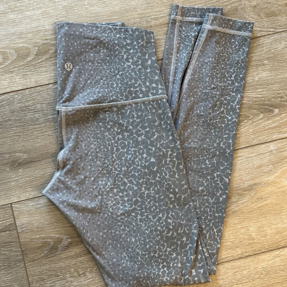Lululemon Align Pant 6 High-Rise Engineer Print City Camo Silver Drop